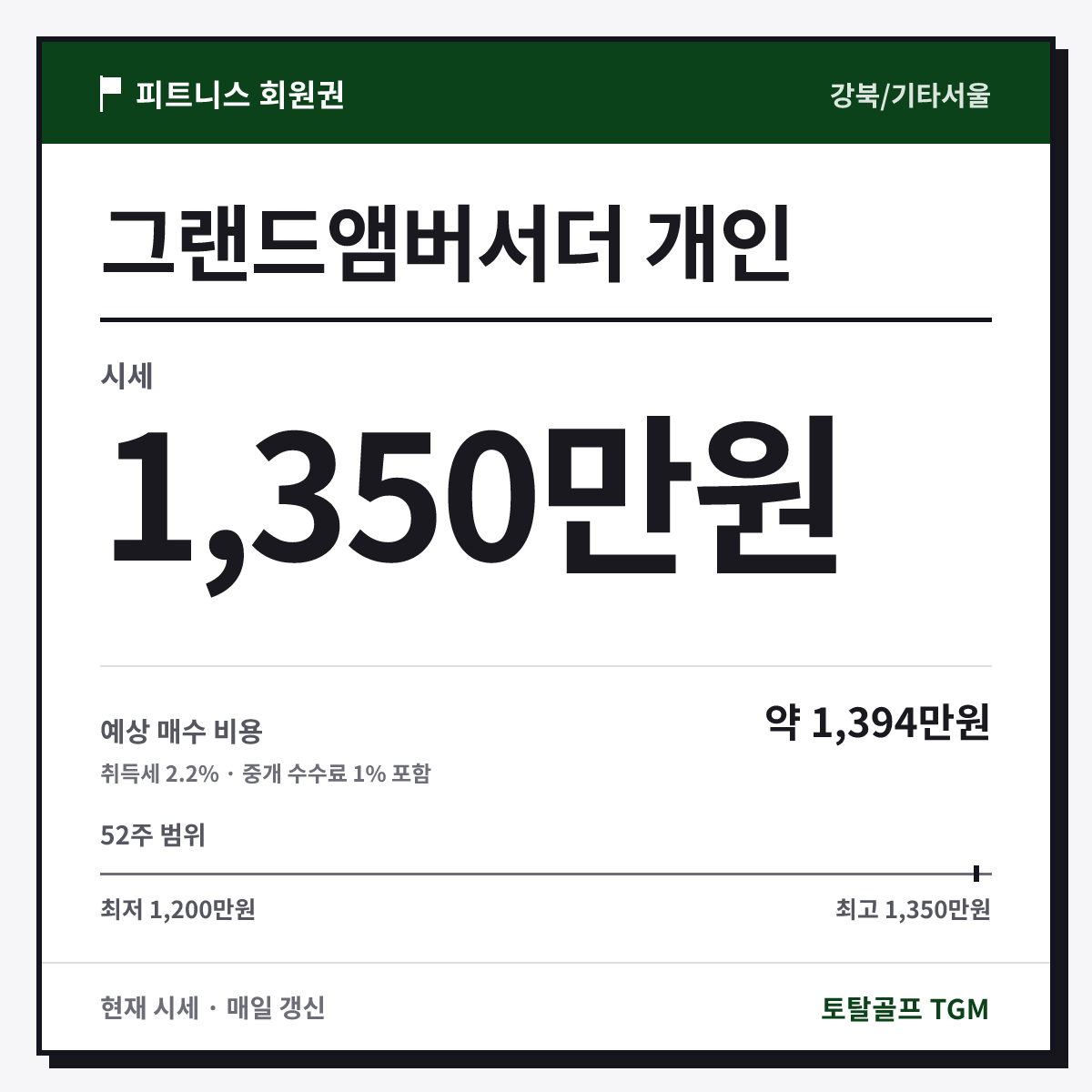 그랜드앰버서더 개인 카드