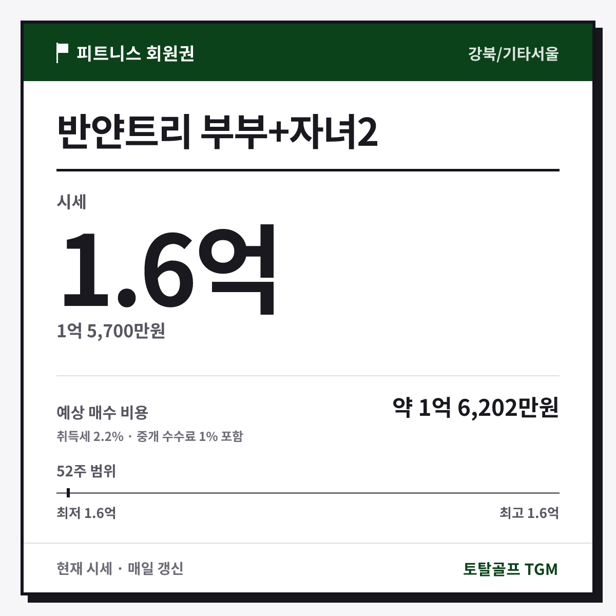 반얀트리 부부+자녀2 카드