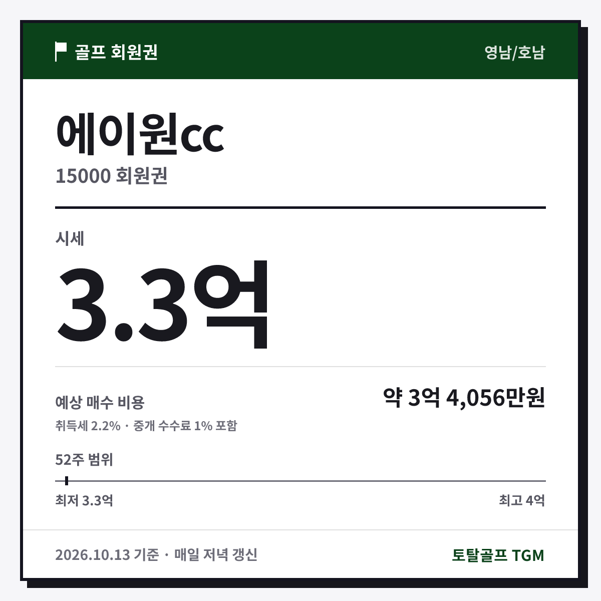 에이원cc 15000 카드