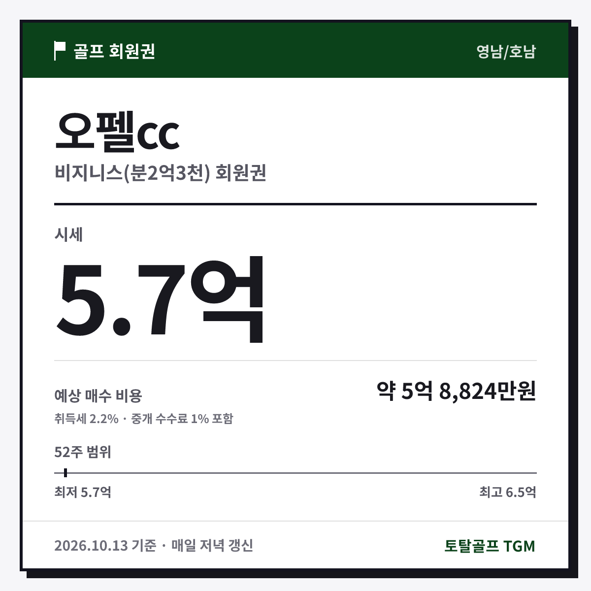 오펠cc 비지니스(분2억3천) 카드